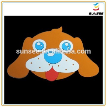 1-10mm Newest style and high quality colorful dog shaped mirror wall sticker for kids