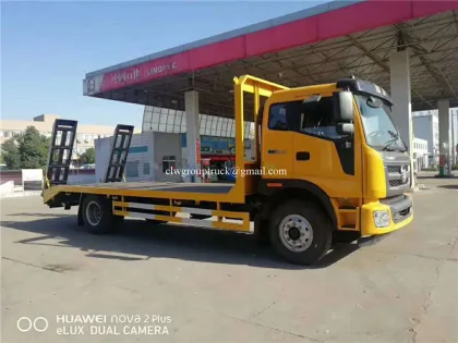 4x2 low flatbed truck Construction machinery