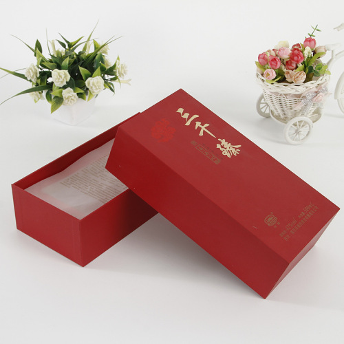 Confezione regalo in cartone riciclabile al 100% dongguan vino