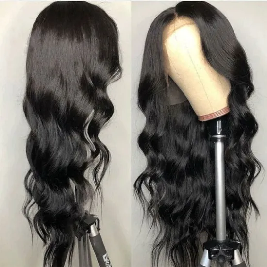 Wholesale Price 18in transparent Lace Front Wigs 100% Virgin Hair Wigs Lace