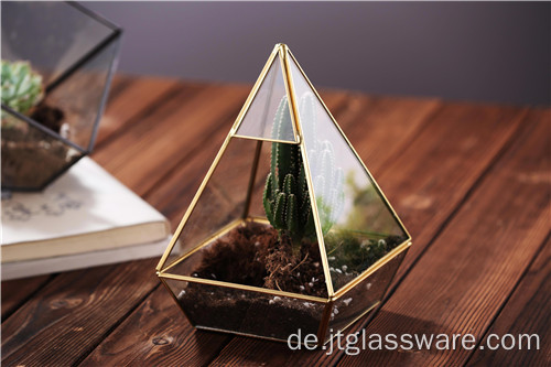 Super große Form hängendes Glas Pflanzen Terrarium Geometrisch