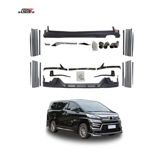 GBT Factory Vellfire ANH35 Bumper Upgrade Kits for 2019-On Facelift to Modelista SC Conversion