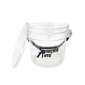 Customized Transparent Car Wash Bucket Set - 5 Gallon Clear Cleaning Kit
