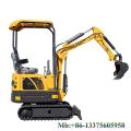 Home use mini excavators 800kg small crawler excavator with swing boom canopy