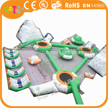 Giant inflatable water park for water park equipment with 0.9mm PVC tarpaulin