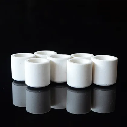 High Temperature Carbon Sulfur Analyzer SiO2 Silica Leco Ceramic Crucible