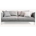 Living Room Sofa With Stainless Steel Legs