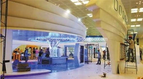 นิทรรศการเครื่องภาพยนตร์ยืด Foshan foshan stretch film machine exhibition