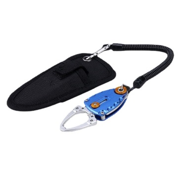 Portable Mini Magnesium Alloy Fish Controller Slip Rope Fishing Tackle & Accessory