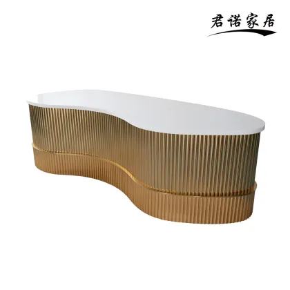 Curved Luxury Commercial Display Pedestal