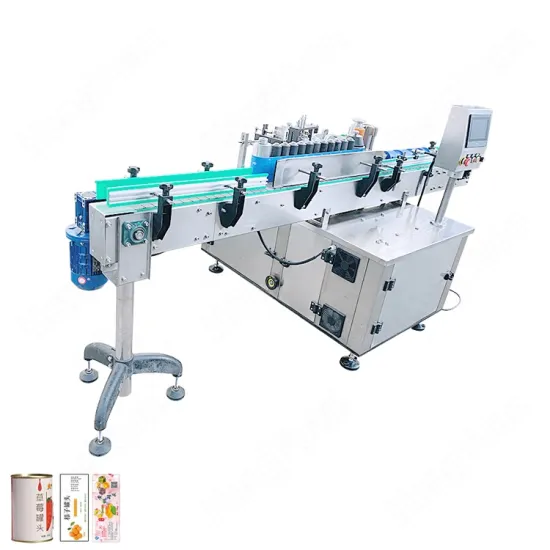 Automatic Strawberry Tin Cans Cold Wet Glue Labeling Machine