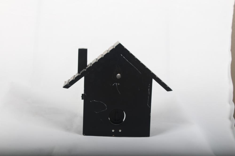 MDF House Flip Table Clock الأوروبية