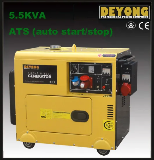 high quality 2015 hot production 5.5kw/Super Silent Diesel Generator/With ATS &Digital