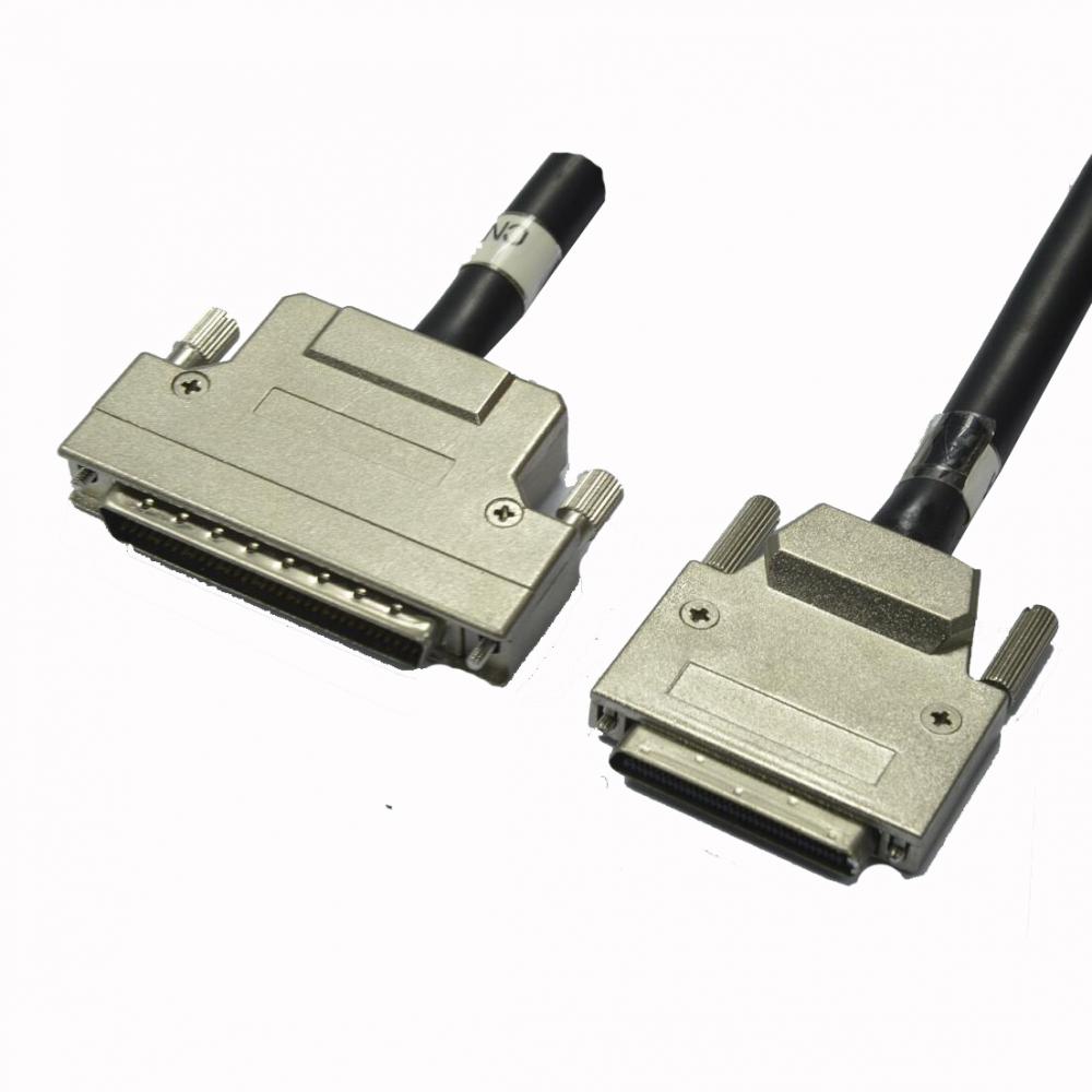 SCSI CABLE VHDCI 68P ออฟเซ็ตเป็น SCSI3 68P