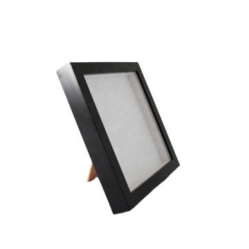 Wholesale Simple Square Plastic 8x8 Inch Teak Wood 3D Deep Shadow Box Frame