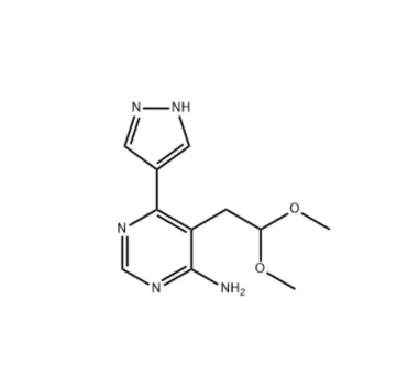 5-(2,2-Dimethoxyethyl)-6-(1H-Pyrazol-4-yl)pyrimidin-4-Amine Used For Alopecia 2469103-37-3