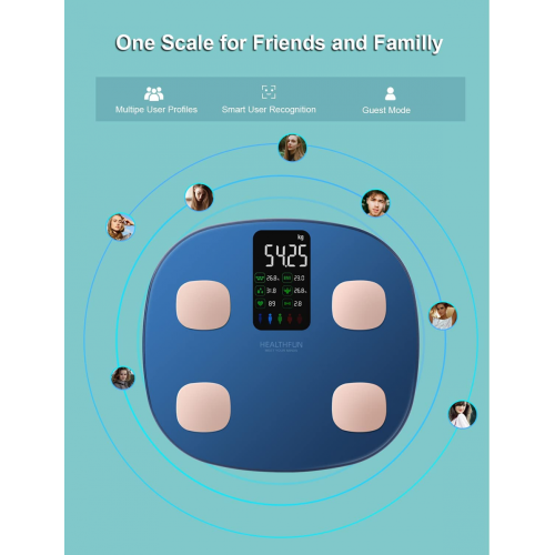 VA Screen Smart Scale Auto-Recognition 15-Körperdaten
