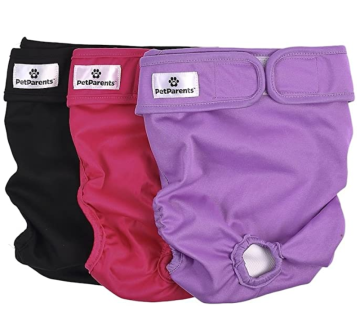 3pack Washable Dog Diapers