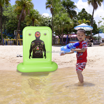 Customized inflatable shooting game toy With Water gun