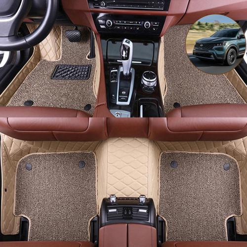 Leather 5D/7D car floor mats