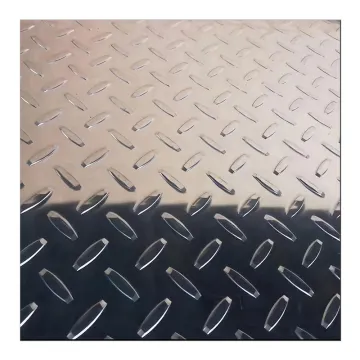 Anti-Slip Resistance Decorative Trim Tread Checker Embossed Aluminum Plate 1050 1100 3003