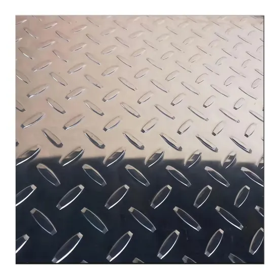 Anti-Slip Resistance Decorative Trim Tread Checker Embossed Aluminum Plate 1050 1100 3003