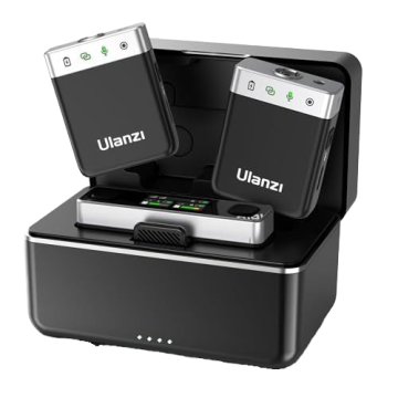 Ulanzi U-Mic AM18 Wireless Lavalier Microphone for DSLR, iOS, Smartphone & Video Recording