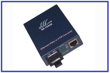 20km 10/100/1000M dual fiber Media Converter