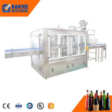 Automatic Bottle Filling and Corking Line for Wine and Beer
