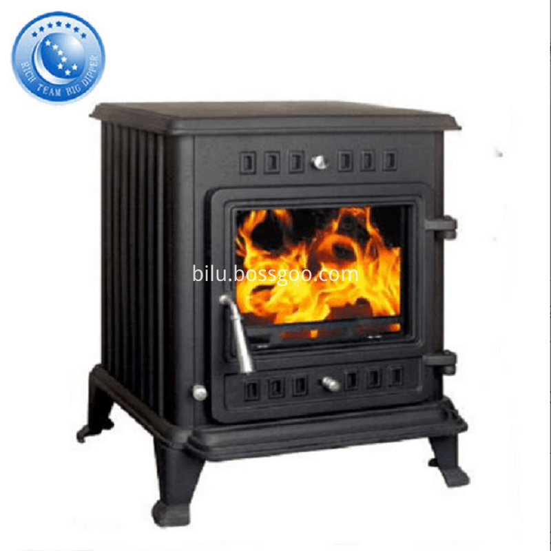 Contemporary Cast Iron Wood Burning Stove