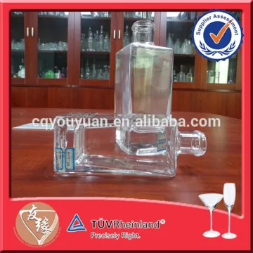 Super Flint Liquor Bottle 500ML Clear Glass Thick Base Glass Bottle 500ML for Alcohol