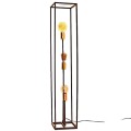 Iron three-head floor lamp