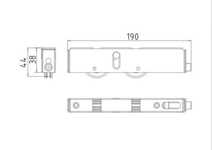 drawing for lift and sliding profile #21