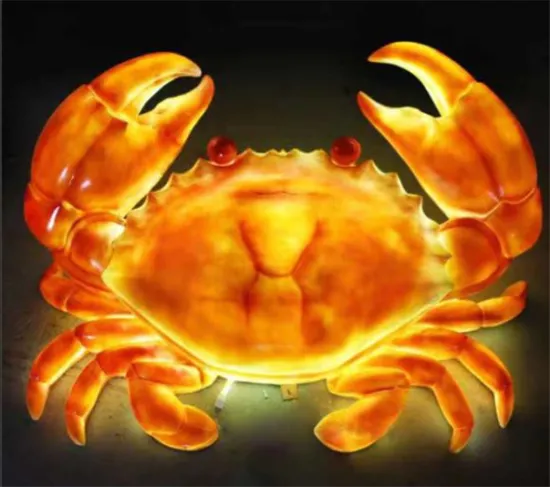 Simulation Glowing Crab Lights
