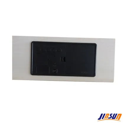 Home Decor Wood Led Table Clock