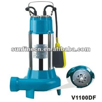 Euro/Au Plug V1100DF Model Sewage Water Pump Motor