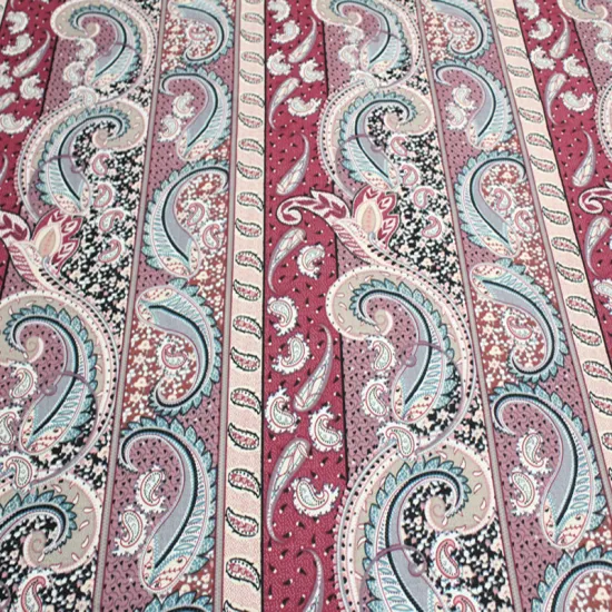 High-Quality Boho Printed Polyester and Viscose Fabric: A Blend of Style and Comfort