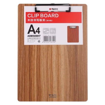 M&G Woodgrain A4/A5 Clipboard