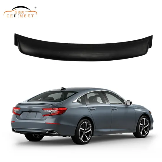 Black Rear Roof Spoiler Acrylic Material for Honda Accord 2018-2021