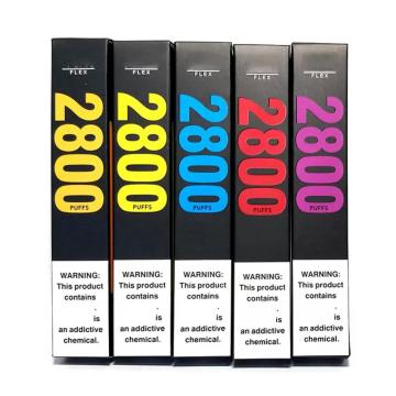 Berkualiti tinggi Puff flex 2800 pod vape pakai buang