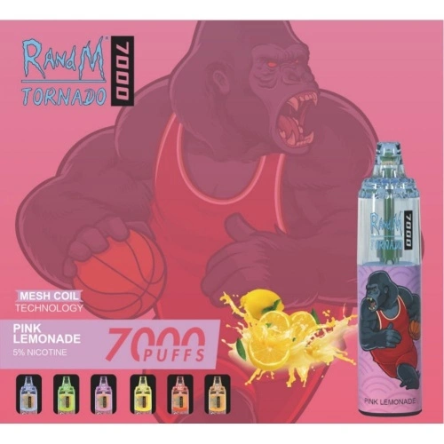 Randm Tornado 7000 puffs disposierbar Vaucher Pen Zigarett China Fabrikant