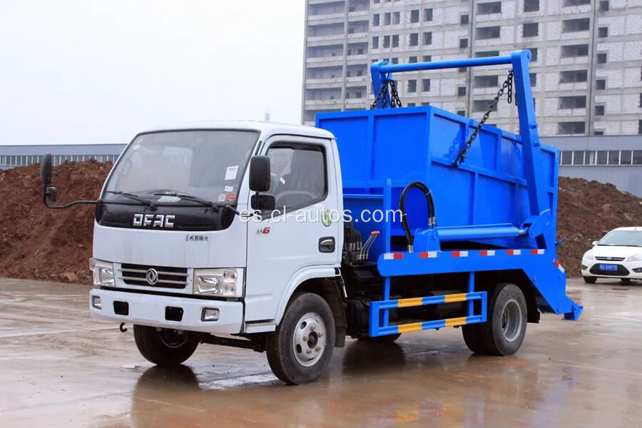 Dongfeng 5 toneladas camión de recolección de cargadores