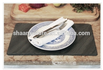 Hot selling rectangle natural slate placemat