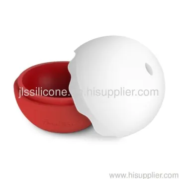 Whiskey Ice Ball Mold 5" Food Grade Silicone Sphere Several Colors 