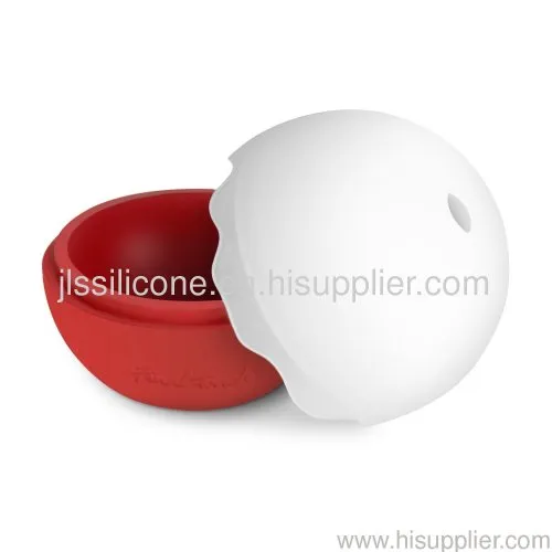Whiskey Ice Ball Mold 5" Food Grade Silicone Sphere Several Colors 