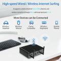 Quadruple Video Output 4K UHD Fanless Mini PC