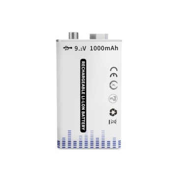Batteria per ioni di litio USB di tipo C da 1000 mAh ricaricabile ricaricabile ad alta capacità