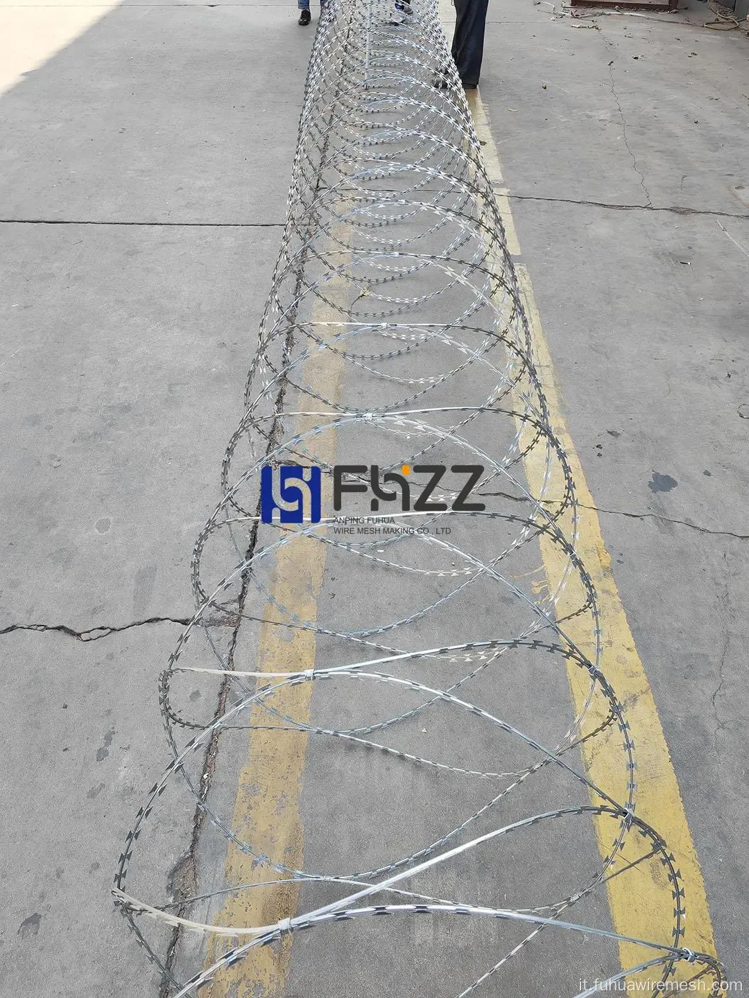 Diametro 700mm galvanizzato filo di concertina,