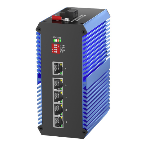 Industrial 5-Port PoE Ethernet Switch IP50