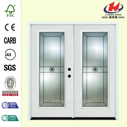 Alamo White Primer Inswing Fiberglass Patio Door